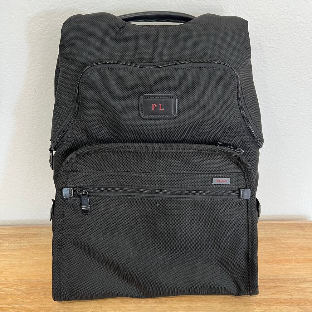 TUMI Alpha Slim Solutions Brief Pack 26172DH Black Nylon Backpack